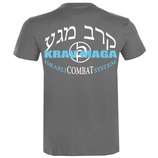 Dynamix Athletics T-Shirt Krav Maga System - Grau/Blau