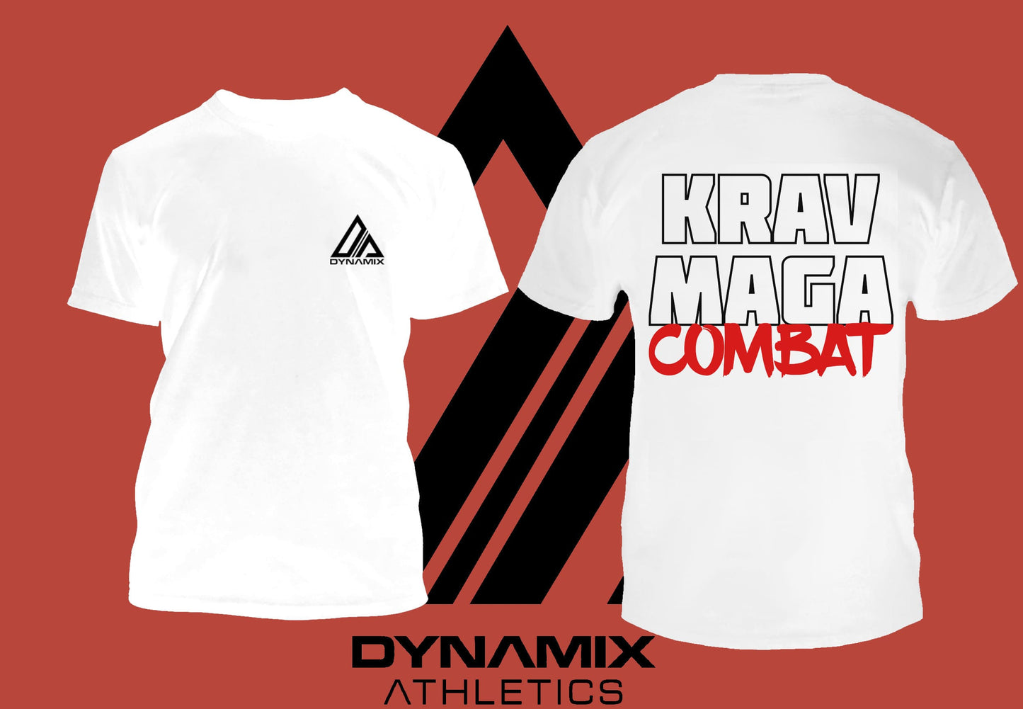 Dynamix Athletics T-Shirt Krav Maga Combat V2 - Weiß