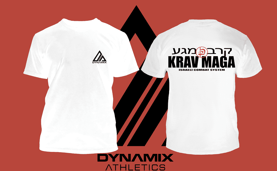Dynamix Athletics T-Shirt Krav Maga Combat - Weiß