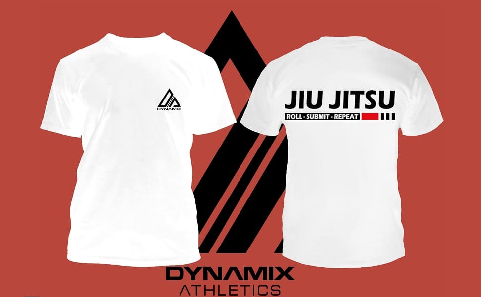 Dynamix Athletics T-Shirt Jiu Jitsu Submit - Weiß
