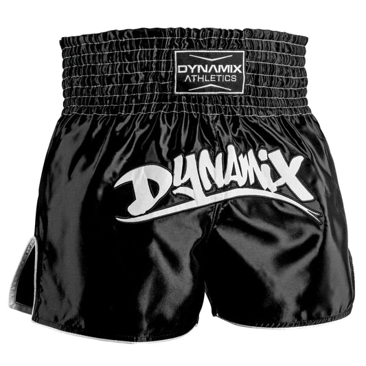 Dynamix Athletics Muay Thai Shorts Vintage - Schwarz